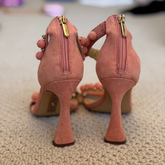 New! Sam Edelman Luella Pom Pom Heels sz 7.5 - Picture 7 of 13